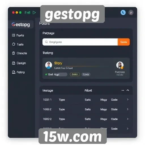 Avaliação da interface do usuário no gestopg